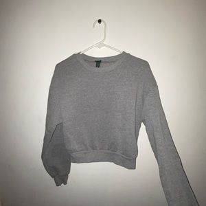 Cropped sweatshirt